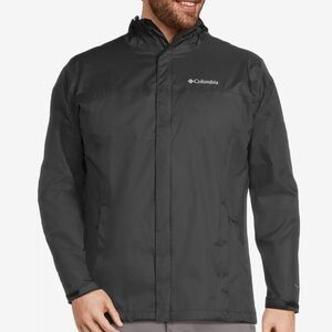 NWT Columbia Watertight II Jacket Omni Tech Lightweight New 2XL Greyish Black